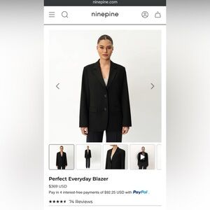 Swedish brand blazer (Ninepine)